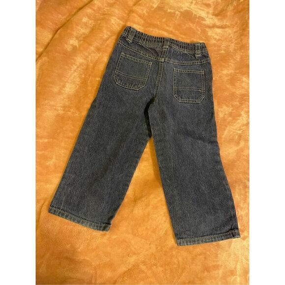 VTG Seasame Street Elmo logo  Blue Denim Jeans Sz 4 T - Picture 7 of 8